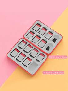 16 Slots Magnetic Game Card Holder Case Fits For Nintendo Switch - Multicolor - View 4