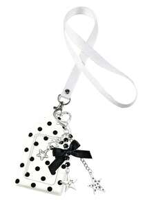 Pvc Cute Polka Lanyard Card Holder With Stylish Bow Keychain,Student Id/Transit Card Holder, Suitable For Office Workers And Students,Holiday Gift - Multicolor - View 12
