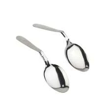 2pcs Mind-Bending Spoon Magic Props, Stainless Steel Magic Bending Spoon Toy, Beginner Magician Stage Party Performance Supplies - Multicolor - View 3
