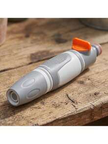 Adjustable Garden Hose Spray Nozzle With Flow Control Valve, Straight Watering Sprayer With TPR Non Slip Grip And Quick Connector Nipple, Adjustable Water Pattern From Focused Stream To Fine Mist Ideal For Garden, Lawn And Plant Watering - View 6
