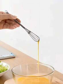 1/3pcs Mini Egg Beater, Stainless Steel Egg Whisk, Mixing And Stirring, Baking Tools, Kitchen Gadgets, Kitchen Supplies - Multicolor - View 3