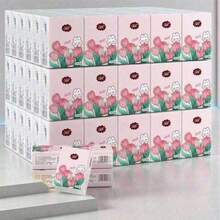 Pañuelos de bolsillo portátiles mini, convenientes de llevar - 2 estilos de empaque aleatorios incluidos - Pañuelos desechables - Ver 1