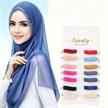 Headscarf Anti-Snag Pin Scarf Clip Anti-Slip Headscarf Fixing U-Shaped Clip Anti-Exposure Buckle - A - View 1