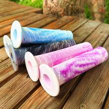 Universal Mountain Bike Handlebar Grips 13.5CM High Elasticity Comfortable Rubber Anti-Slip Shock-Absorbing Wear-Resistant Handlebar Covers For Scooter, Small Wheel Bike, Off-Road Bike, Outdoor Sports Cycling Parts - Multicolor - View 7