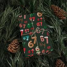 3 Styles Christmas Wrapping Paper, Holiday Designs #6 And #7, Durable Fade-Resistant Gift Wrap With Jute Rope, Fun Holiday Gift Wrapping Supplies For Christmas Gift Wrapping - B - View 5