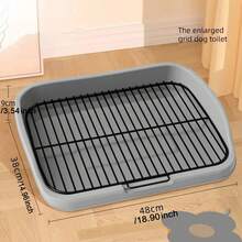 Medium Metal Wire Cat Litter Box, Cat Supplies, Dog Supplies, Dual-Layer Separation Design, Prevents Paws From Stepping On Feces, Washable, Easy To Clean - Multicolor - View 5