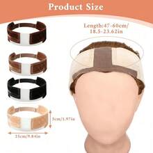 Adjustable Velvet Wig Grip Band, Suitable For Full Wigs And Glueless Wigs - View 4