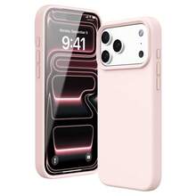 液態矽膠手機殼，適用於 iPhone 18 Pro Max，柔軟防滑握感 | 超細纖維內襯防摔保護，易於清潔，超薄設計，兼容 18 Pro Max/18 Pro/18/17/16/15/14/13/12 系列 - 莫蘭迪粉 - 查看 1
