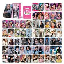 55pcs/92pcs NMIXX Star Blue Valentine Album K-POP Merchandise LOMO Photocards (60pcs Photo Cards + 32pcs Stickers) Suitable For Decorating Photo Albums Or Room Photo Walls, Holiday Gifts, Celebrity Holographic Cards, Party Supplies, Celebrity Card Collection, Halloween And Christmas Gifts, Boxed High-Definition Celebrity Photo Cards, Collectibles, Small Gifts - A - View 5