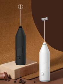 家用迷你電動奶泡器，手持式奶泡器，適合返校季使用 - 彩色 - 查看 3
