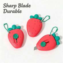 1pc Mini Portable Utility Knife, Package Opener, Wallpaper Cutter, Cute Scrapbook Craft Knife - Cute Qixin Knife - View 4