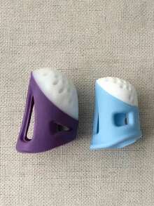 1個/2個縫紉指套,指套護指,刺繡針使用,尼龍材質,適用於編織、刺繡線、裁縫,保護指尖免受針刺,送給母親和長輩的完美禮物 - 多色 - 查看 12