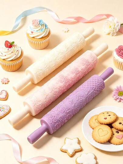 Crocodile Skin Texture Plastic Roller, Suitable For Hobbyists, Can Be Used To Make Coasters, Clay Crafts, Wedding Gifts, Suitable For Pottery Beginners