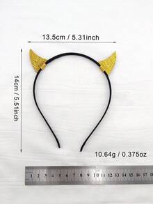 2pcs/Bag Halloween Casual Alloy Hair Claw Clips Suitable For Halloween Wear - Multicolor - View 5