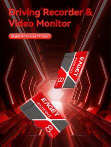 EAGET Micro SD TF Flash Memory Card Up To 100MB/S U1 V10, Multi‑Sizes 64GB 32GB 16GB 8GB, High Speed Storage Card - View 2