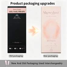 Showyboo Semi-Cured Gel Nail Stickers 20pcs, Translucent Soft Solid Color Design, Protects Natural Nails, UV Lamp Required, Versatile For All Seasons, Suitable For Home Leisure, Wedding Looks, Weekend Gatherings And Vacations - Multicolor - View 8