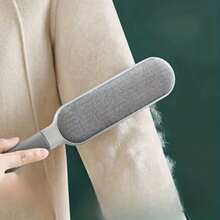 A Double-Sided Brush For Collecting Pet Hair And Dust, Designed For Manual Electrostatic Cleaning. Made From Durable Pol - View 9