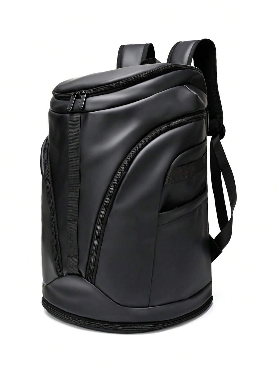 42L Large Capacity Travel Backpack, Men's Outdoor Bag, Hiking Backpack, Men's Nylon Bucket One Shoulder Bag, Men's Hiking Backpack With Independent Shoe Compartment, Men's 17-Inch Laptop Backpack - Multicolor - View 1