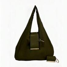 Gantungan Kunci yang Dapat Berubah Menjadi Tas Penyimpanan Seketika! Dapat Dilipat dan Ringan, Tersedia dalam Berbagai Warna: Cokelat Kopi, Hitam, Khaki, Merah Muda, Putih, dan Hijau Army. Tas Penyimpanan Ini Dapat Berubah Menjadi Tas Komuter Bergaya Seketika - View 5