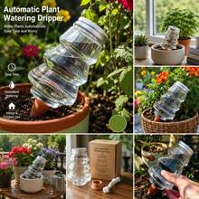 Christmas Tree Shaped Automatic Drip Irrigation Watering Device, 500ml Transparent Visible, Suitable For Indoor Potted Plants, Slouchy Watering Solution, Automatic Drip Irrigation Seepage, Approx. 7 Days Duration, Applicable For Home Drip Irrigation - A - View 9