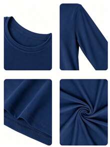 Set 3 Potong Kaos Lengan Panjang Bermotif untuk Anak Perempuan Remaja, Cocok untuk Atasan Musim Gugur/Dingin Anak Perempuan, Pakaian Anak Pelajar, Cocok untuk Pakaian Luar dan Lapisan. - MultiWarna - View 11