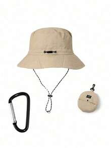 Foldable Bucket Hat, Wide Brim Sun Protection Hat, Portable Outdoor Bucket Hat, Suitable For Travel, Hiking, Beach - Multicolor - View 12