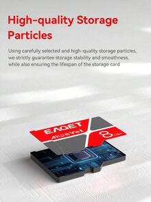 EAGET Micro SD TF Flash Memory Card Up To 100MB/S U1 V10, Multi‑Sizes 64GB 32GB 16GB 8GB, High Speed Storage Card - View 7