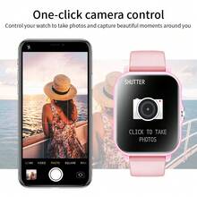NcmRyu 1.83-Inch Full Touch HD Smart Sports Watch, Men's & Women's Watch, Wireless Calling, SMS, Alarm, Sports Mode, Music Playback, Multi-Function Smart Watch, Compatible With Android Smartphones - Multicolor - View 4
