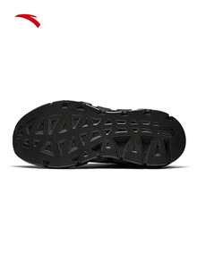 Sepatu Jogging Pria FOLD Origami dengan Bantalan Terstruktur dan Jaring Bernapas - Hitam - View 8