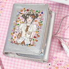 1 Book Korean Ins Style Cute Cartoon Stickers, DIY Scrapbook Accessories, Can Be Used For Collage Albums, Junk Journal Decoration, Phone Cases, Water Bottles, Car Cups, Computer Guitars, Etc. - Purple - View 3