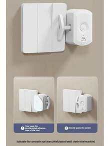 Automatic Light Switch Tool, Light Switch Assistant, Slouchy Light Switch Device, Wireless Light Switch, Remote Light Switch, Easy Installation, Wireless Furniture Light Switch, No Wiring Required, Can Be Attached Anywhere - Star - View 8