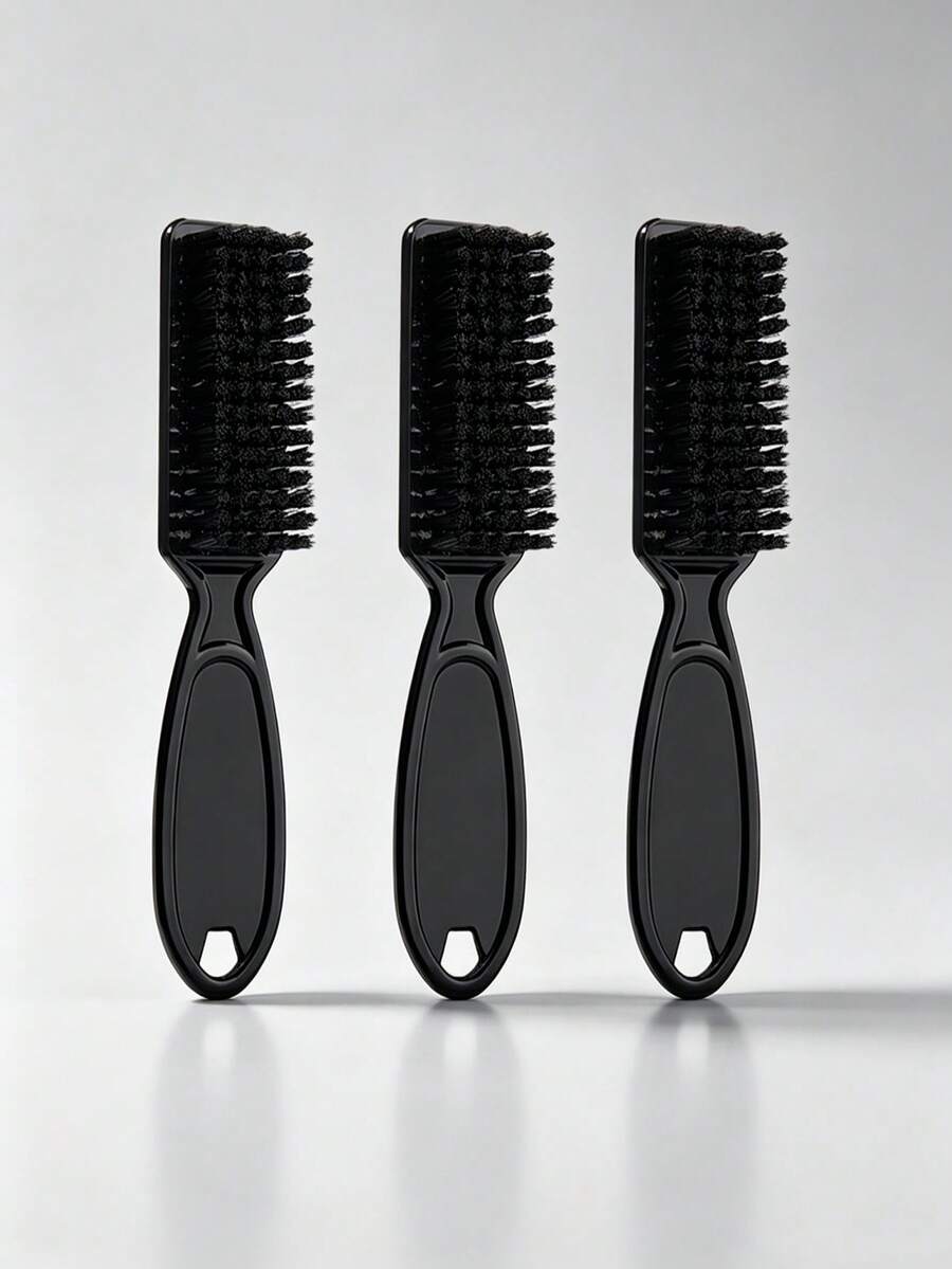 1pc/2pcs/3pcs Men's Dual-Use Double-Sided Brush Comb, Comb+Brush 2-In-1 Styling Tool, Men's Oil Hair Texture Comb, Beard Styling Brush, Hair Styling, Beard Styling Tool, Ideal Accessory For Professional Hairdressing - Multicolor - View 1