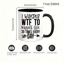 Mugs - 1 x 11盎司雙面印刷 - 查看 6