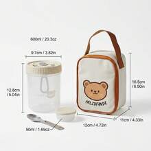 Microwaveable Insulated Food Jar For Hot Food, 304 Stainless Steel Thermal Lunch Box, Leakproof Warm Food Container With Handle, Insulated Bowl, Heated Lunch Box For Student School, Food Storage Containers - Multicolor - View 16