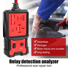 Automotive Check Tool Car Electrical Testing Accessory With Battery Clips Testers For Electrician Test Equipment Test Light Automotive Automotive Test Tools And Equipment With Most 12V Vehicle Relays Quick And Easy - Black - View 10