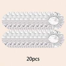 20/30PCS Kitchen Table Meal Aluminium Fum Foil Insulation Lid Freshness Cover, Elastic Mouth Bowl Cover Thermostat Cover, Round Thickened High Temperature Resistant, Easy To Clean And Reusable, Suitable For Family Kitchen, Camping Picnic - Multicolor - View 14