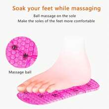 1 Pair Portable Foot Soak Basin With Heat Massage, Relieve Foot Fatigue And Relax - Multicolor - View 4