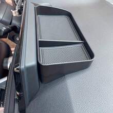1pc Non-Slip Dashboard Tray - Heavy Duty Non-Slip Car Storage Box, Front Opening Design, Suitable For All Car Models - Can Securely Hold Phone, Keys, Coins And Cards - Car Accessories, Front Opening Design - A - View 5