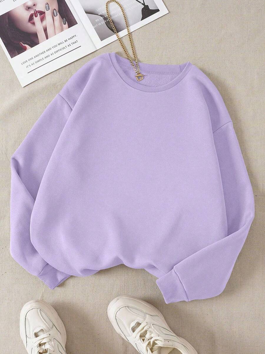 Women Sweatshirts & Hoodies - Violet - 查看 1
