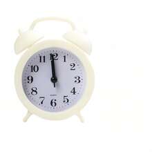 Modern Minimalist Small Alarm Clock, Silent Metal Student Bedroom Bedside Alarm, With Night Light Battery Operated Clock Gift - Multicolor - View 8
