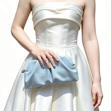 Dancing Engine Women's Luxury Designer PU Leather Evening Clutch Handbag - Multicolor - View 15