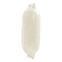 White Inflatable Ribbed Boat Fenders, Measuring 68 * 21 Centimeters, Designed For  Vessel Docking. These Pneumatic Boat Bumpers Feature Vertical Ribbed Surface Structure To Boost Shock Absorption And Anti-Slip Performance - Default - View 11