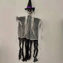 1pc Halloween Three Pieces Hanging Ghost Scene Decor - Multicolor - View 8
