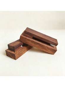 Wooden Towel Hook No-Drill Bathroom Home Use Strong Adhesive Wall Mount Clothes Hook Concealed Wooden Clothes Hook, Rustic Wall Hook For Towel Robe Coat Hat, Peel And Stick Wood Hook Self Adhesive Heavy Duty, Christmas Home Decor Gift - Multicolor - View 7