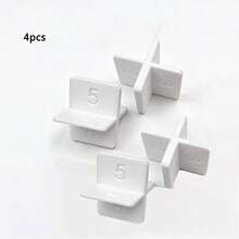 2pcs/4pcs 4-In-1 Drawer Spacers (One Spacer Set Includes 2/3/4/5mm Spacers); Cabinet Door Spacers Drawer Sealing Strips; Cabinet Door Sealing Strips; Wood Board Connection Angle Sealing Strips, Suitable For Various Commonly Used Boards. - A - View 12