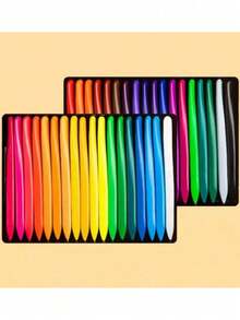 24/36 Colors Multi-Color Wax Crayons, Non-Sticky, With Storage Box, Suitable For Doodle Painting, Art Creation, Back To School, Halloween, Christmas Gift Art Supplies - Sets - View 8