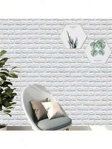 3D Wall Sticker Self-Adhesive Wall Tile Sticker Self-Adhesive Wallpaper Easy To Apply Easy To Remove Easy To Clean Easy To Cut Suitable For Kitchen Living Room Bathroom Hallway Bedroom - 3D Wall Stickers - View 3