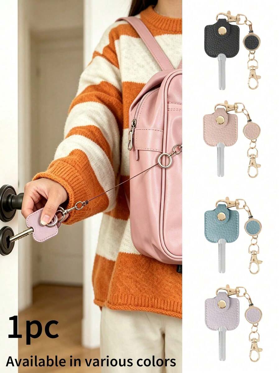 Women's Retractable Keychain, Smart Car Key Fob, Bag Charm; Convenient To Carry, Perfect For Car Keys, An Excellent "Back To School" Gift. - Multicolor - View 1