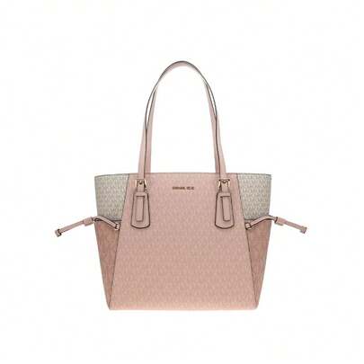 Michael Kors Voyager Color Blocked Women's One Shoulder Handbag 35S5GV6T7B PWD BLSH MLT