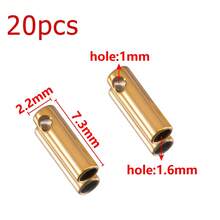20Pcs Stainless Steel Leather Cord Chain Clasp Connectors, Leather Cord Pendant Connectors For DIY Necklace, Bracelet, Handmade Jewelry Accessories - DIY Accessories - View 18